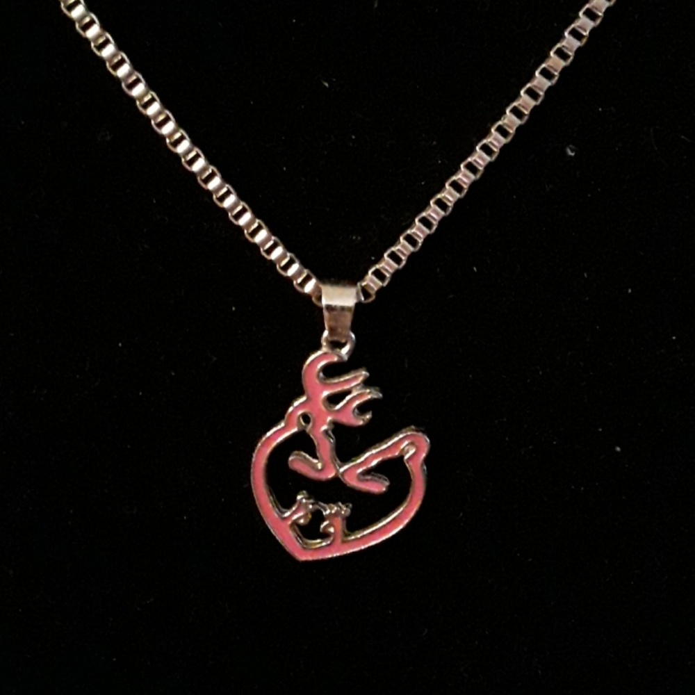 Browning Pink Deer Necklace